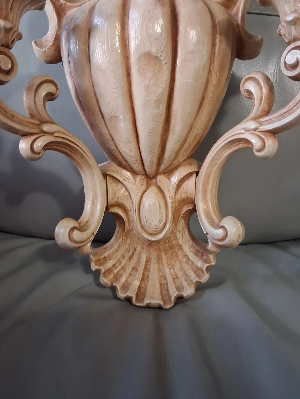 Vintage Homco Double Candle Wall Sconce